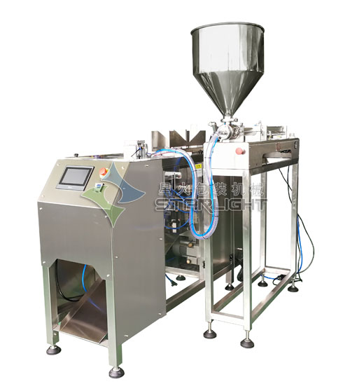 洗衣液包裝機(jī),自立袋洗衣液自動包裝機(jī)