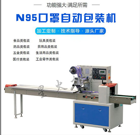星火N95口罩自動(dòng)包裝機(jī)展示圖