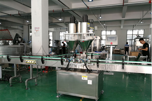 星火瓶裝辣椒粉包裝機械設備展示