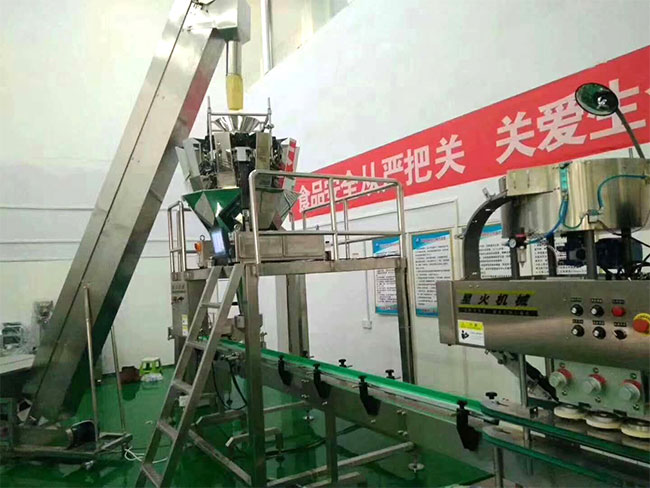 星火顆粒食品灌裝機(jī)械設(shè)備案例實(shí)拍