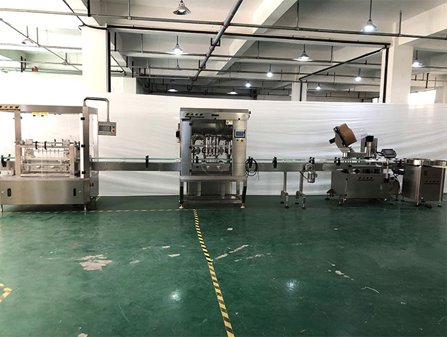星火自動化藍(lán)莓醬灌裝機(jī)械設(shè)備展示