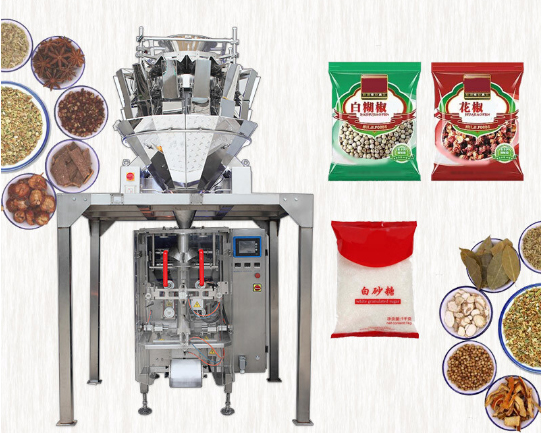 粉劑顆粒調(diào)味品包裝機(jī)展示